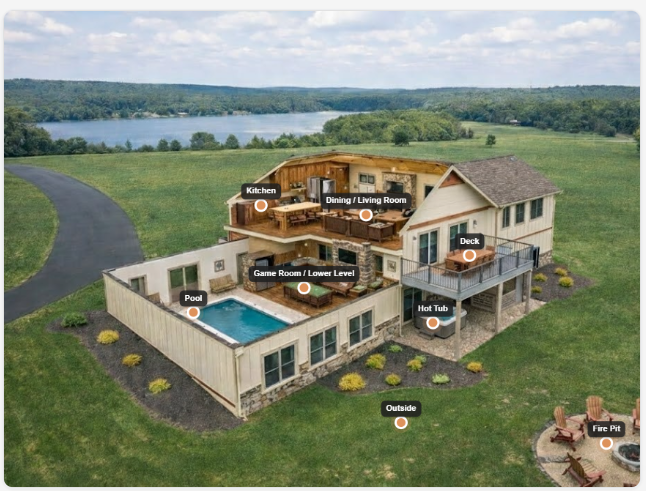 Mountain Retreat, weekend, mapped.